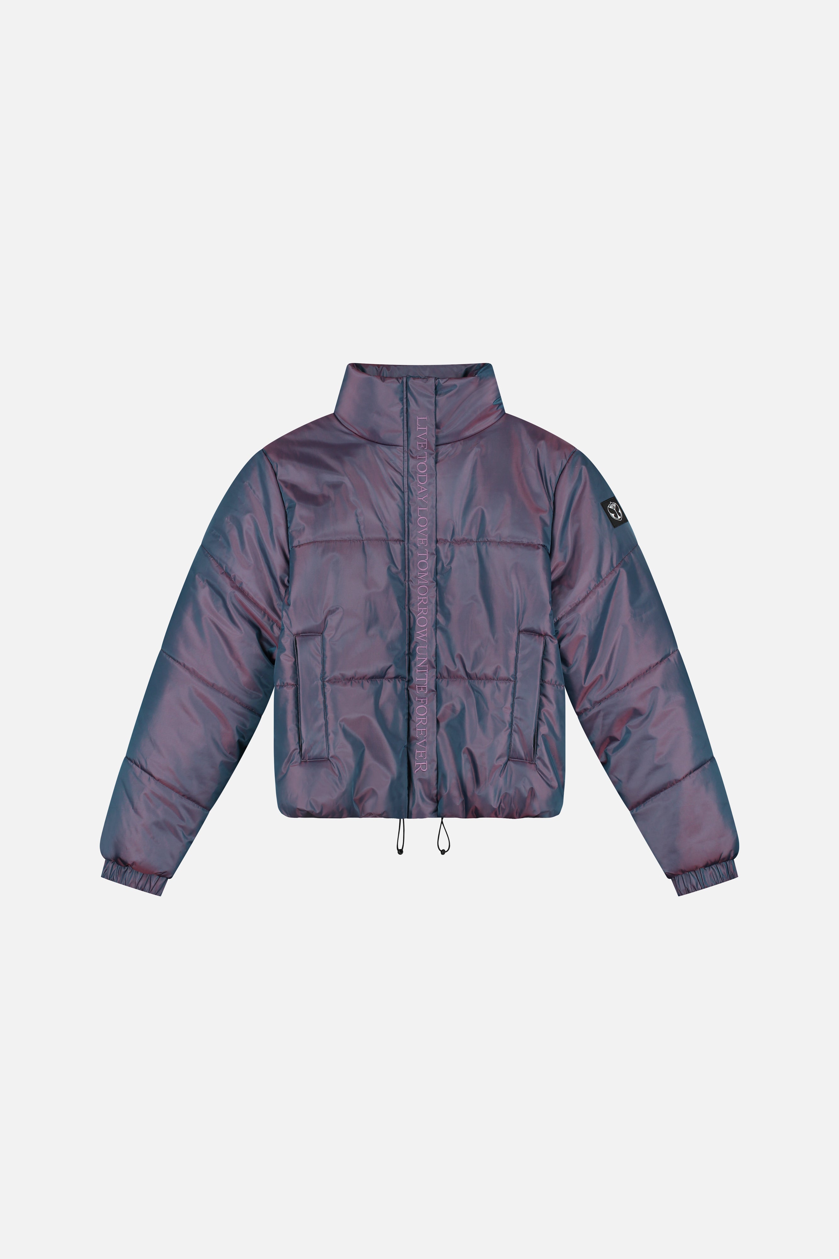 IRIDESCENT PUFFER JACKET WOMEN - 1