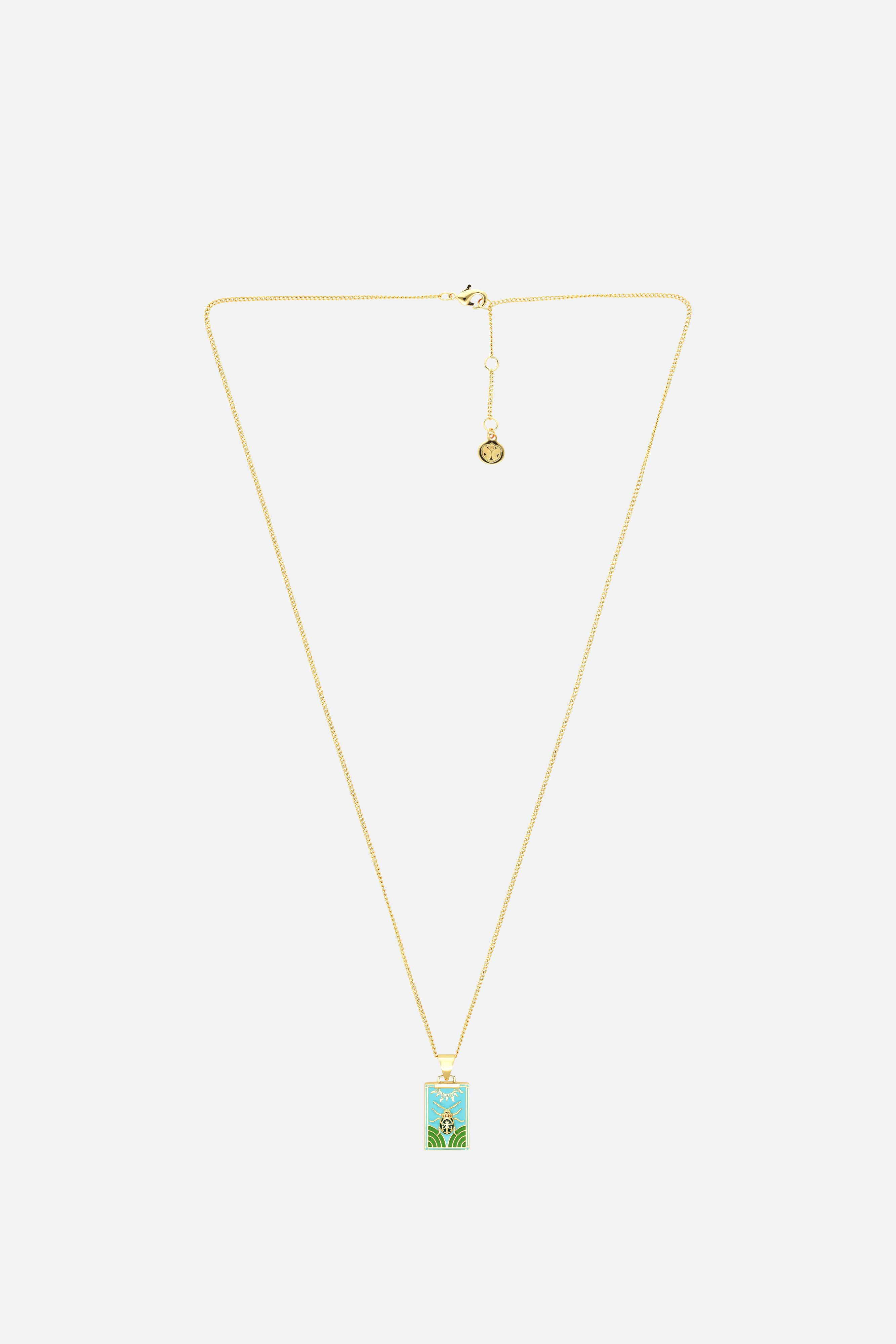BEETLE PENDANT NECKLACE - 3