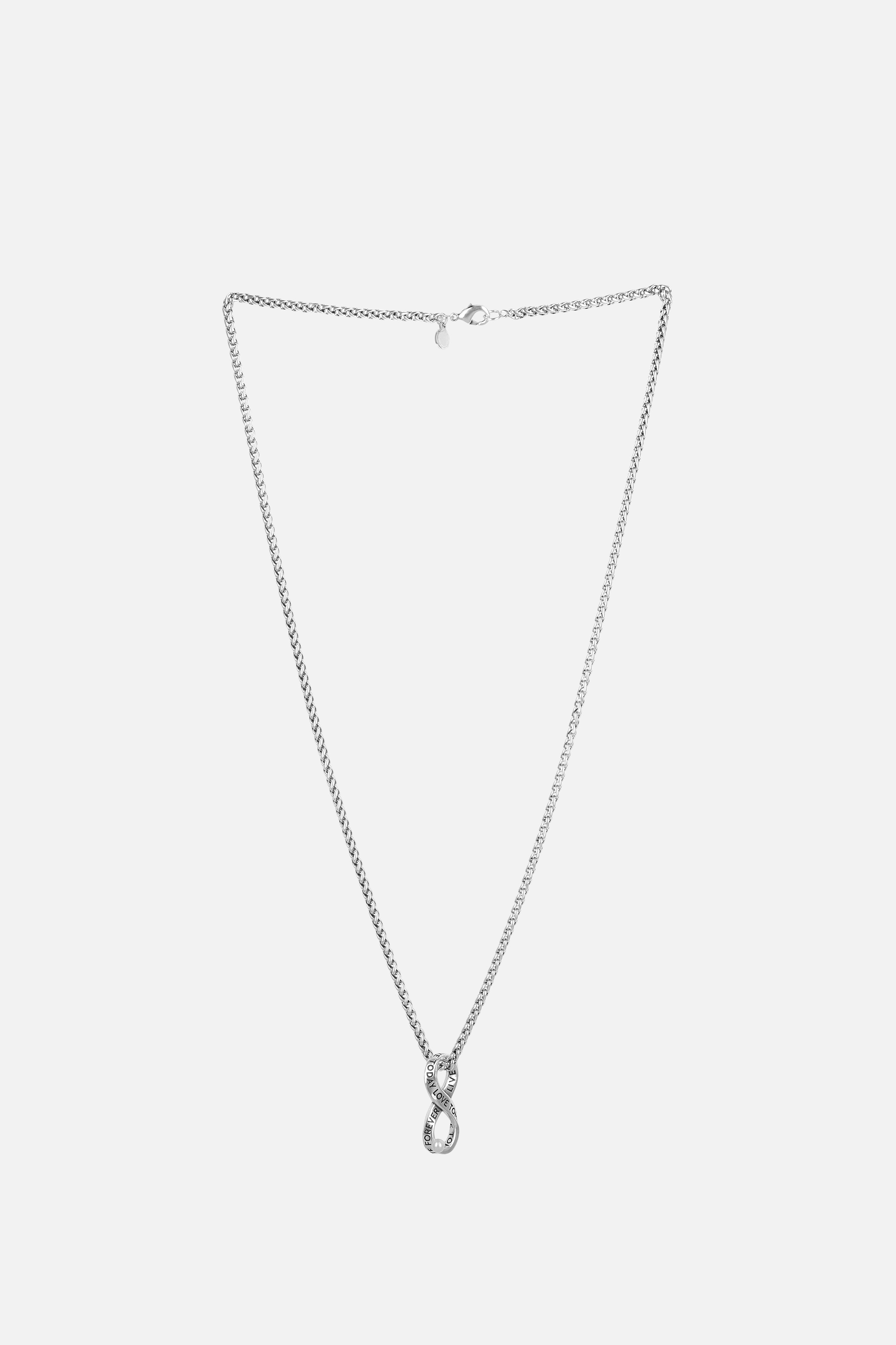 INFINITY SLOGAN NECKLACE - 2