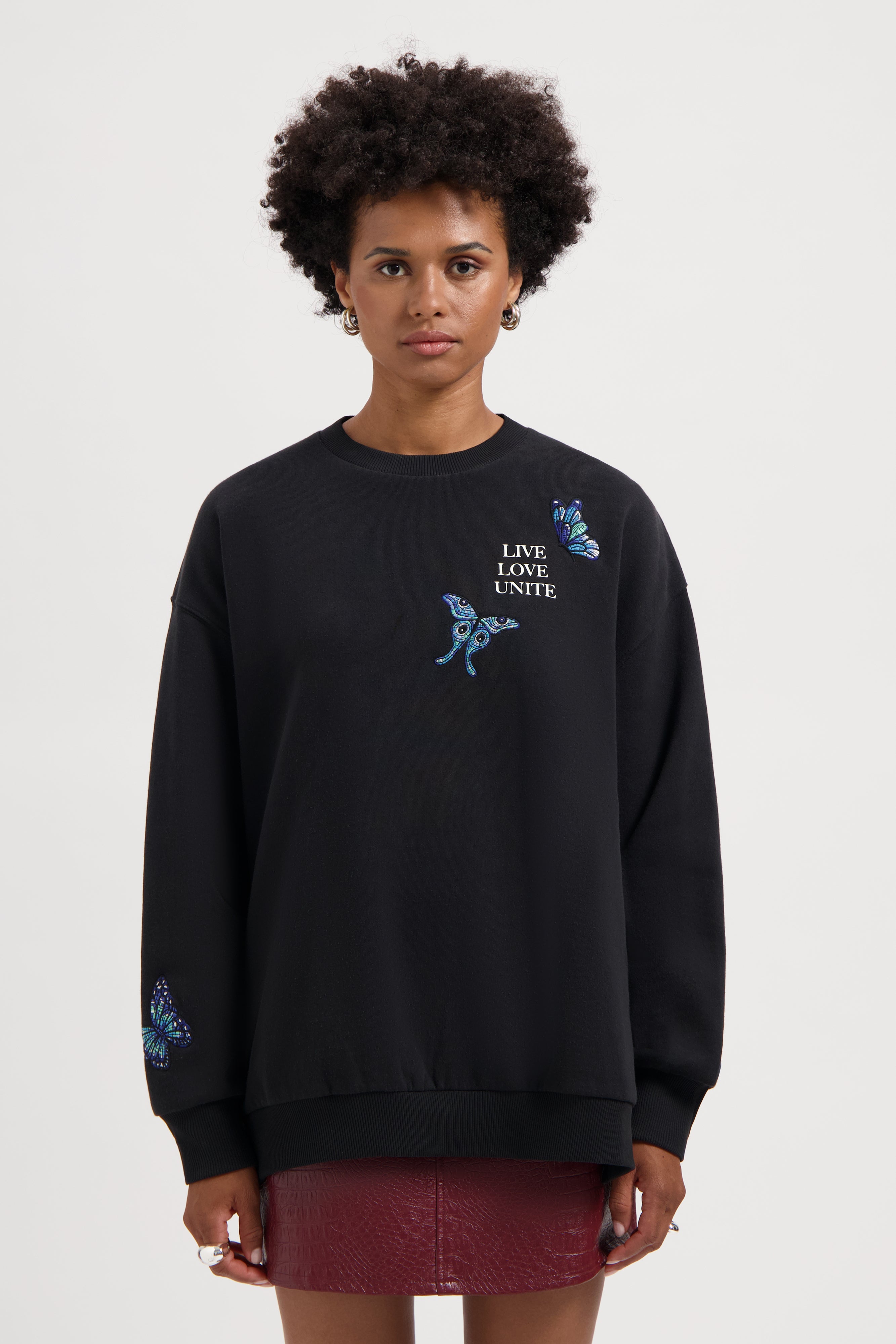 STAIRWAY BUTTERFLY SWEATSHIRT WOMEN - 5