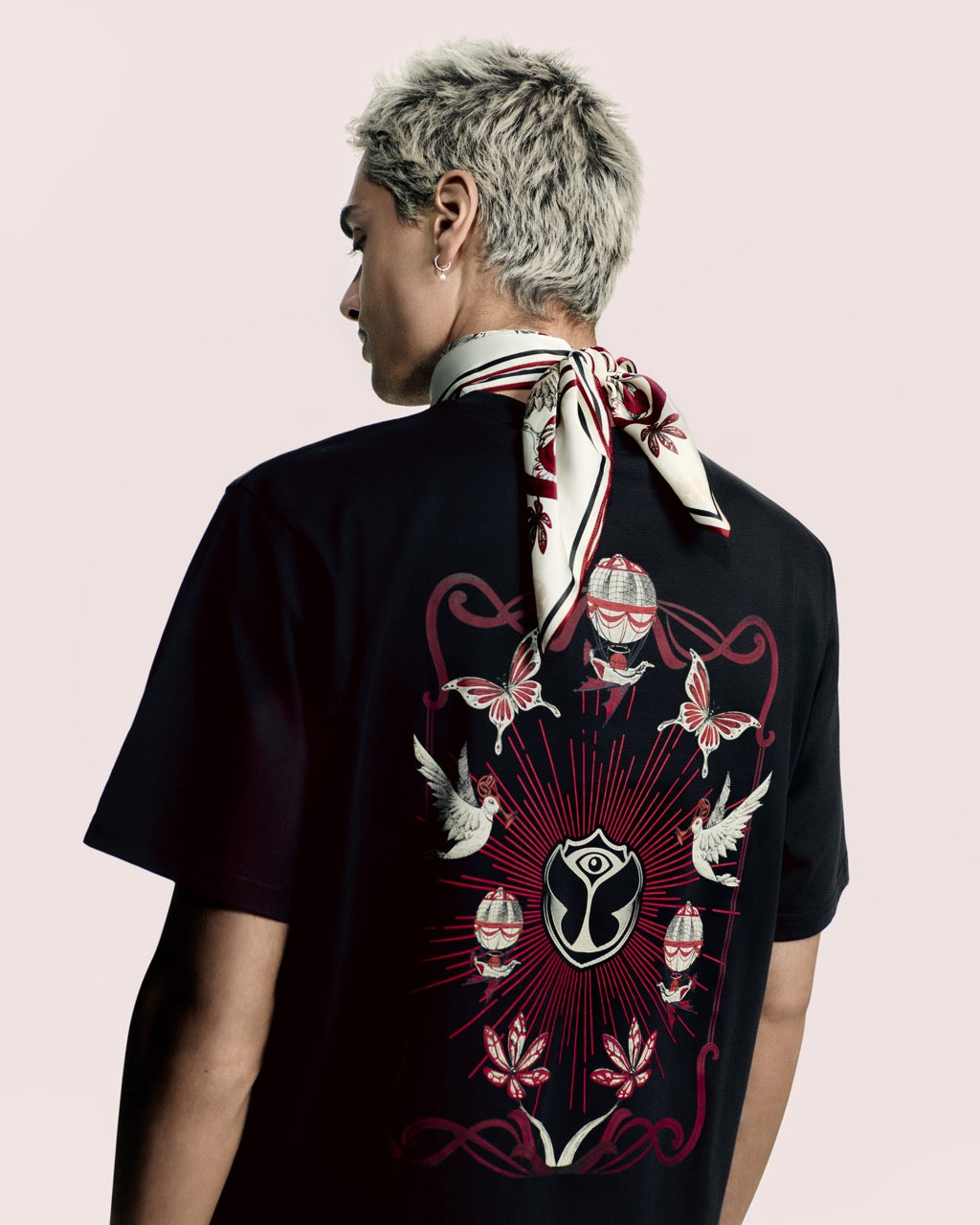 BUTTERFLY HEAD SCARF - 4